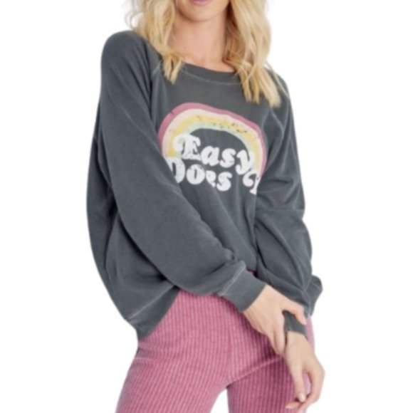 Wildfox Tops - *SOLD* NWT WILDFOX Sommers Easy Does It Graphic Sweatshirt Size XS